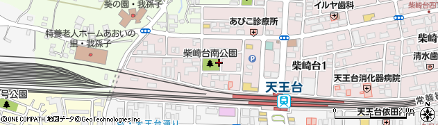 柴崎台南公園周辺の地図