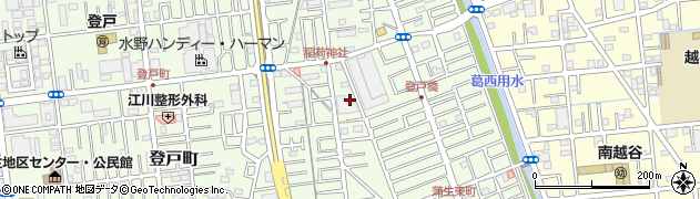 埼玉県越谷市蒲生東町3周辺の地図