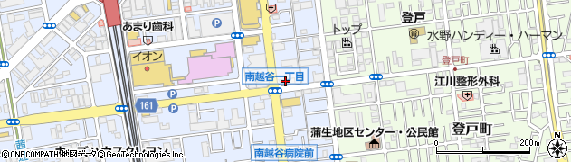 常陽銀行越谷支店周辺の地図