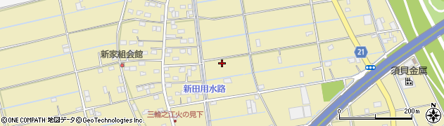 埼玉県吉川市三輪野江周辺の地図