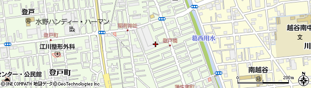 埼玉県越谷市蒲生東町4周辺の地図
