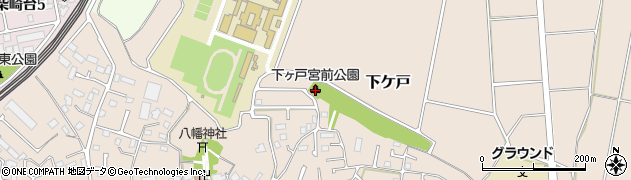 下ヶ戸宮前公園周辺の地図