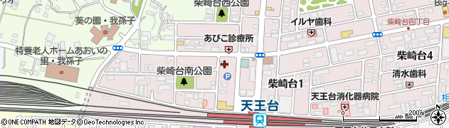 ローソン天王台駅前通店周辺の地図