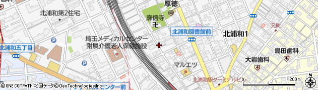 市民パソコン塾北浦和校周辺の地図