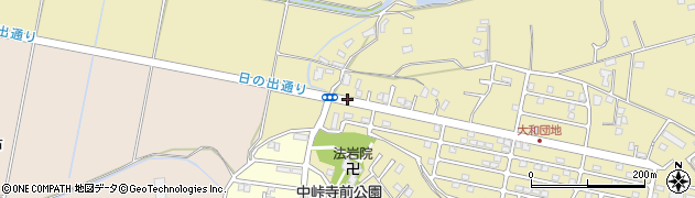 大和団地入口周辺の地図