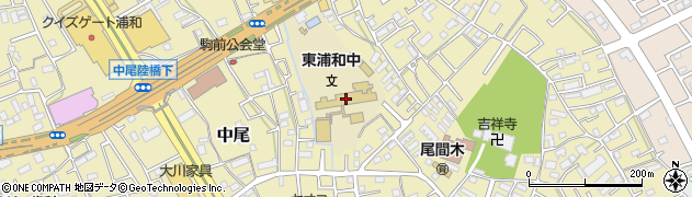 さいたま市立東浦和中学校周辺の地図
