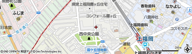 埼玉県ふじみ野市霞ケ丘周辺の地図