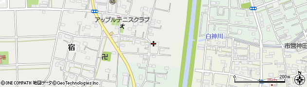 埼玉県さいたま市桜区宿14周辺の地図