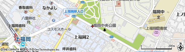 上福岡周辺の地図