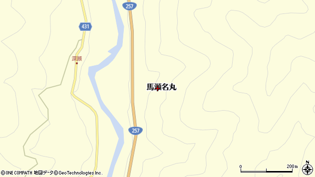 〒509-2612 岐阜県下呂市馬瀬名丸の地図