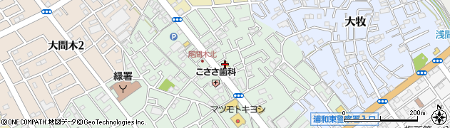 温野菜 東浦和店周辺の地図