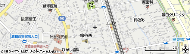 埼玉県さいたま市中央区鈴谷7丁目10-32周辺の地図