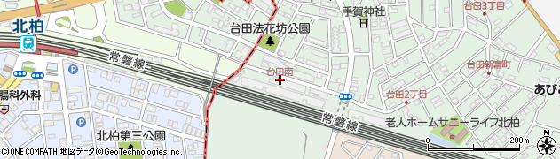 台田南周辺の地図