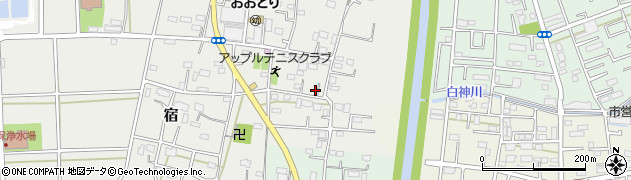 埼玉県さいたま市桜区宿105周辺の地図