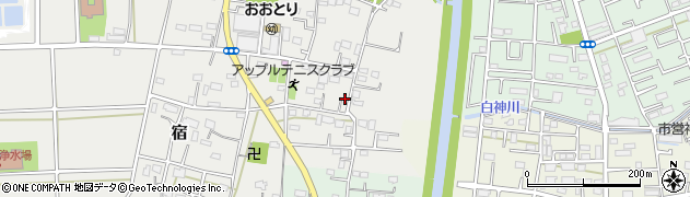 埼玉県さいたま市桜区宿104周辺の地図