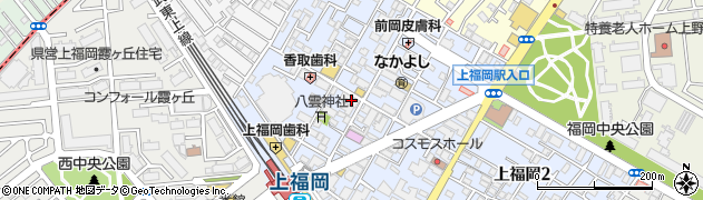 みずほ銀行上福岡支店周辺の地図