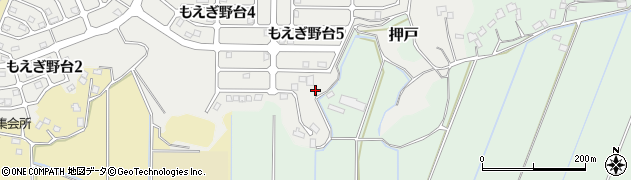 もえぎ野台東公園周辺の地図