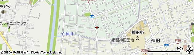 読売新聞白鍬サービスセンター周辺の地図