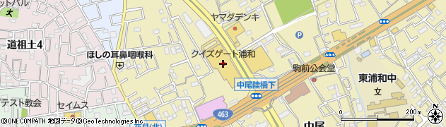 クイズゲート浦和周辺の地図