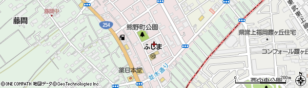 埼玉県川越市熊野町12周辺の地図