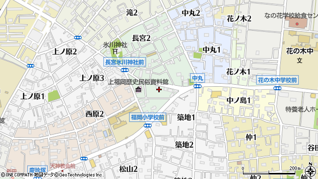 〒356-0022 埼玉県ふじみ野市長宮の地図