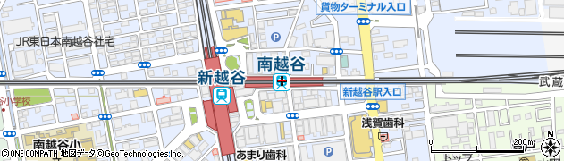 埼玉県越谷市周辺の地図