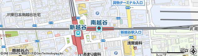 南越谷駅周辺の地図