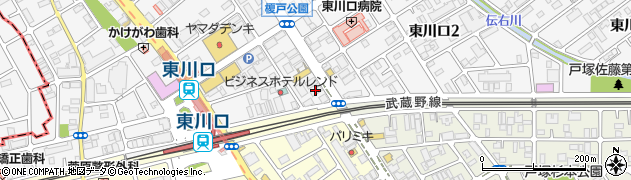 株式会社中央ビル管理　東川口営業所周辺の地図