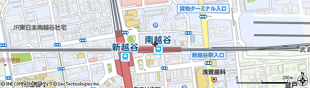 カラオケ シティベア 南越谷店周辺の地図