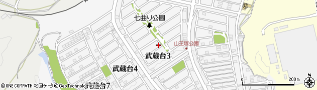 埼玉県日高市武蔵台3丁目周辺の地図