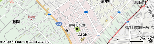埼玉県川越市熊野町10周辺の地図