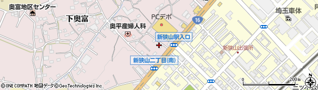 狭山書店周辺の地図