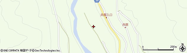 長野県木曽町（木曽郡）三岳（井原）周辺の地図