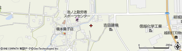 福井県越前市池ノ上町周辺の地図