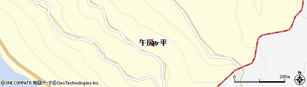 福井県丹生郡越前町午房ヶ平周辺の地図
