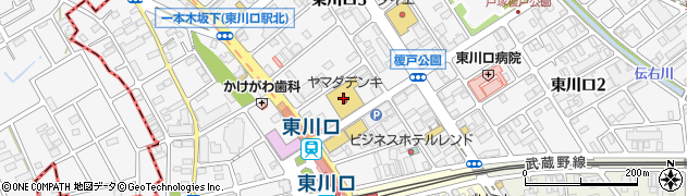 西友東川口店周辺の地図