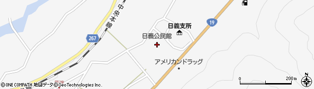 長野県木曽郡木曽町日義1600周辺の地図