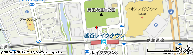 埼玉県越谷市レイクタウン8丁目周辺の地図
