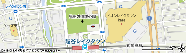 千葉銀行越谷レイクタウン支店周辺の地図
