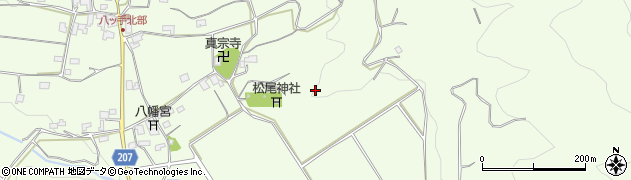 長野県伊那市手良沢岡（八ツ手）周辺の地図