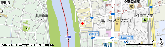 埼玉県吉川市中川台7周辺の地図