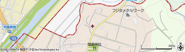 長野県伊那市福島1582周辺の地図