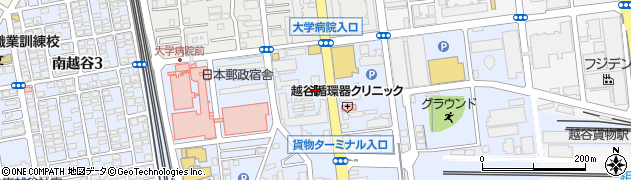 すし銚子丸 南越谷店周辺の地図