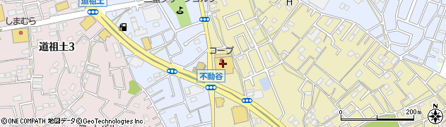 コープ浦和東店周辺の地図