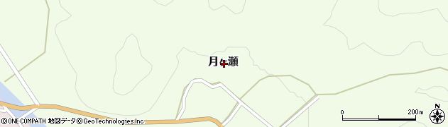 福井県今立郡池田町月ヶ瀬周辺の地図