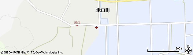 福井県越前市米口町1周辺の地図