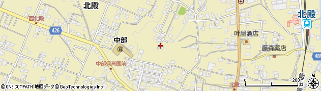 長野県南箕輪村（上伊那郡）北殿周辺の地図