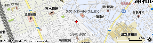 北浦和東公園周辺の地図