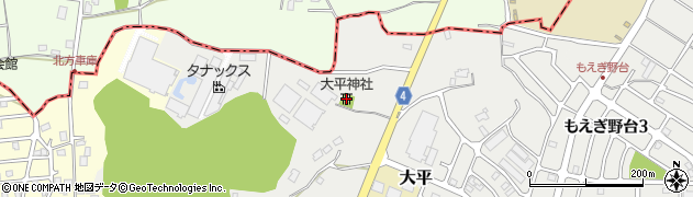 大平神社周辺の地図