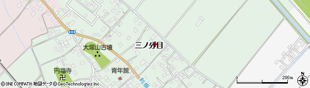 千葉県香取市三ノ分目131周辺の地図